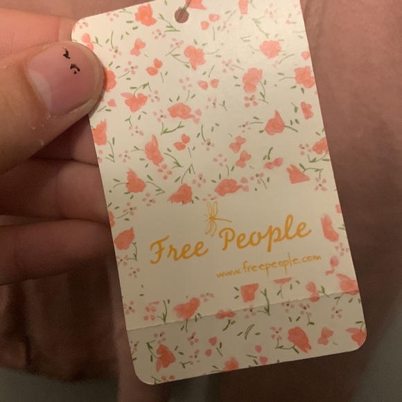 NWT free people pink long sleeve shirt size small - Picture 2 of 5